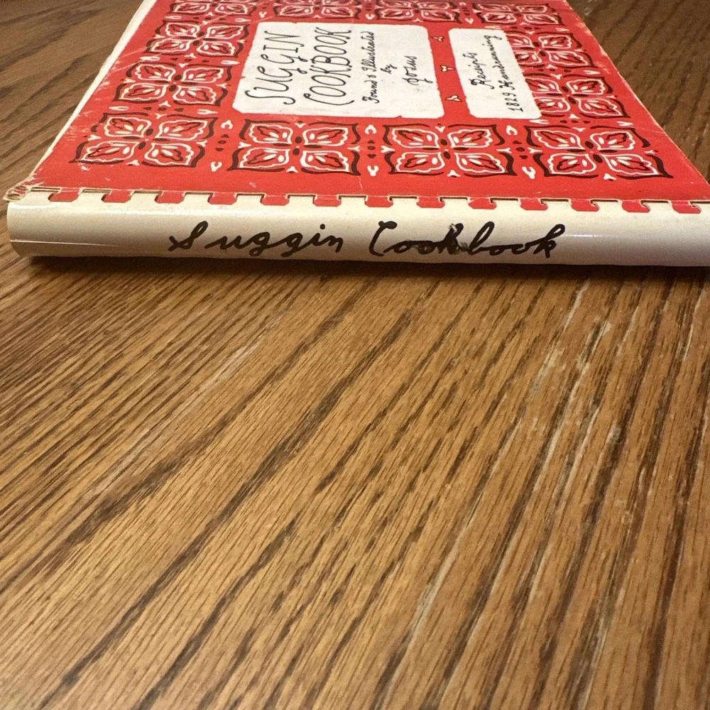 Suggin Cookbook Receipts 1829 Handrunning‎ Josus 1974 First Ed Vintage Arkansas